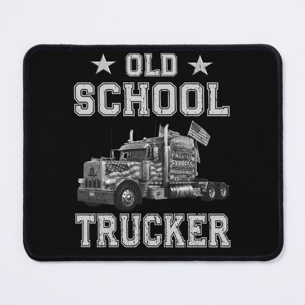 Item preview, Old School Trucker Shirt American Truck Driver Patriotic Semi Truck Design designed and sold by Jt41.
