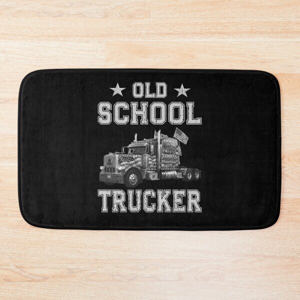 Item preview, Old School Trucker Shirt American Truck Driver Patriotic Semi Truck Design designed and sold by Jt41.