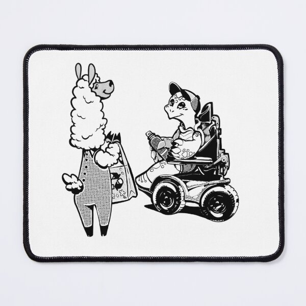 Item preview, Llama & Turtle - Neighborly Chat designed and sold by Coffin Cake Press.