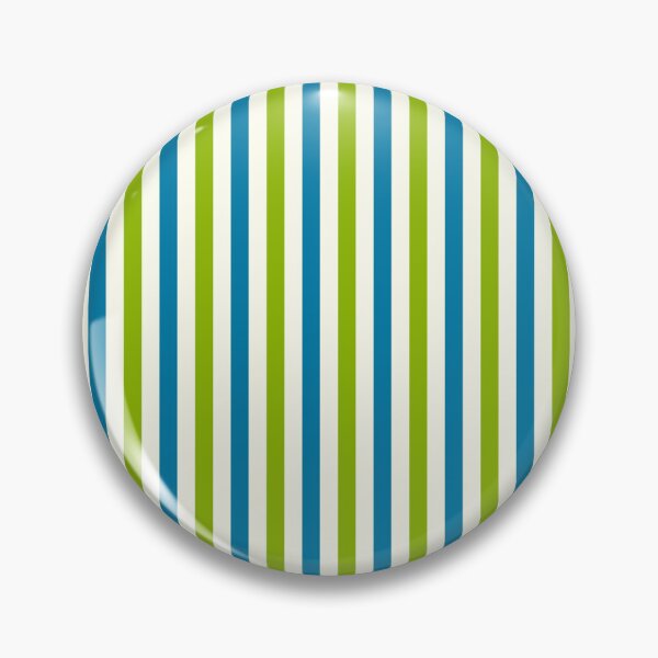 Item preview, Apple green, ivory & celadon blue vertical lines designed and sold by Mint + Midnight.