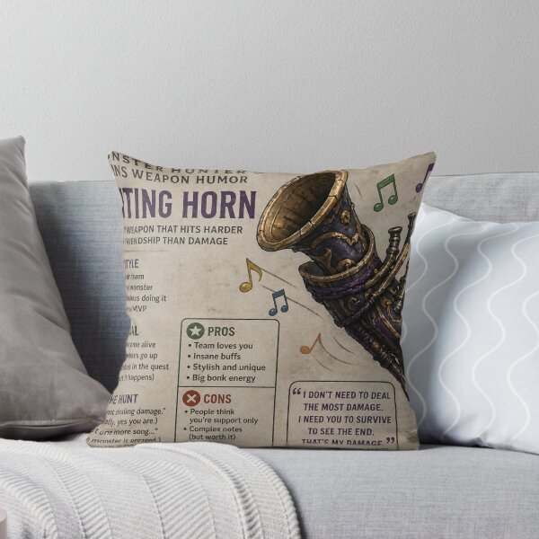 Item preview, Monster Hunter Cuerno de Caza designed and sold by CharmingFlowers.