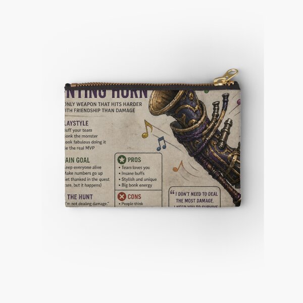 Item preview, Monster Hunter Cuerno de Caza designed and sold by CharmingFlowers.