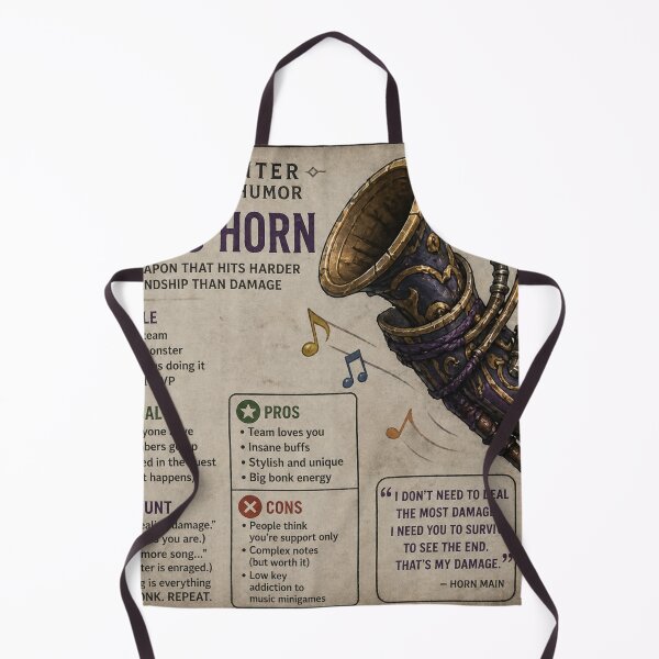 Item preview, Monster Hunter Cuerno de Caza designed and sold by CharmingFlowers.