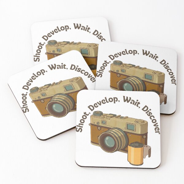 Item preview, Vintage Film Camera Shoot Develop Wait Discover designed and sold by Retrotech Lab.