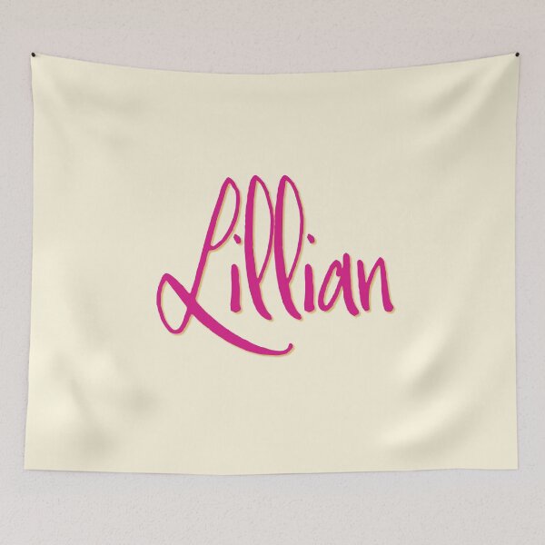 Item preview, LILLIAN personalized type design designed and sold by CharlottePlaceArt.