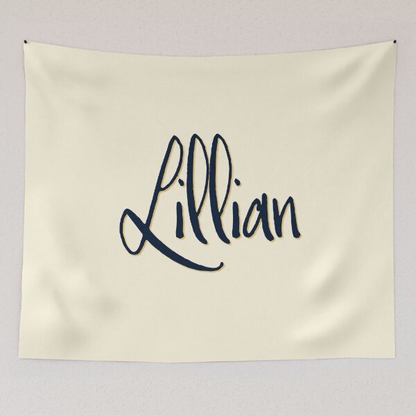 Item preview, LILLIAN personalized type design designed and sold by CharlottePlaceArt.