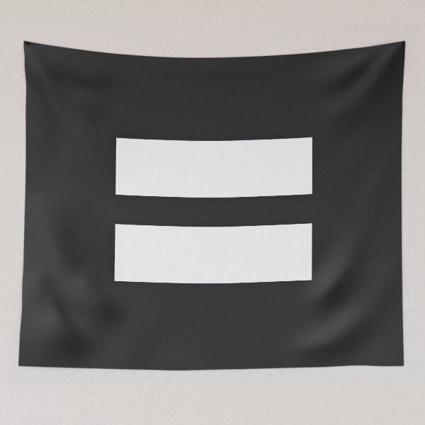 Item preview, EQUAL SYMBOL — White Minimal Bold Type Statement designed and sold by WORDPAUSE.