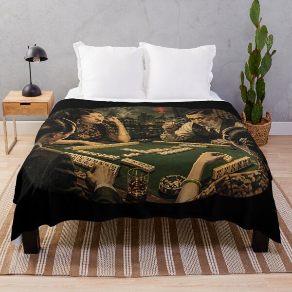 Item preview, Mahjong Retro Casino | 1920s Shanghai Vibe designed and sold by Funny Vintage Stickers And T-Shirts.