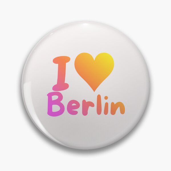 Item preview, I Love Berlin Rainbow Text  designed and sold by PamLeeDesign.