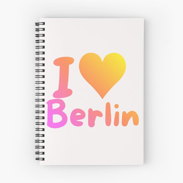Item preview, I Love Berlin Rainbow Text  designed and sold by PamLeeDesign.