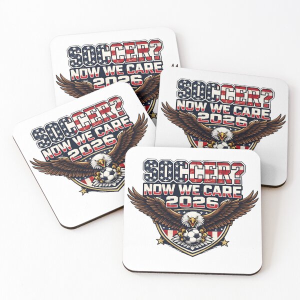 Item preview, Soccer Now We Care 2026 USA Shirt Funny American Soccer Fan Patriotic World Football Design designed and sold by Martin's_Design.