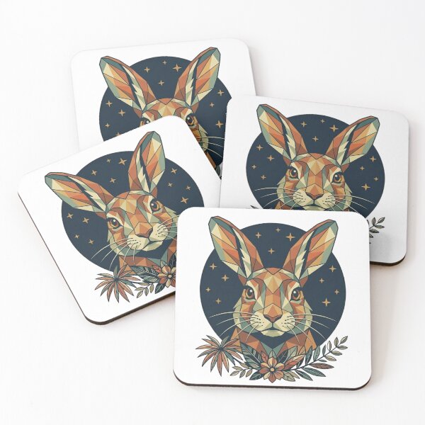 Item preview, Low Poly Rabbit Art designed and sold by unboxedbyJuls.