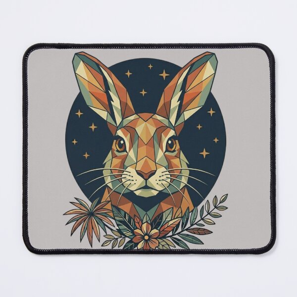 Item preview, Low Poly Rabbit Art designed and sold by unboxedbyJuls.
