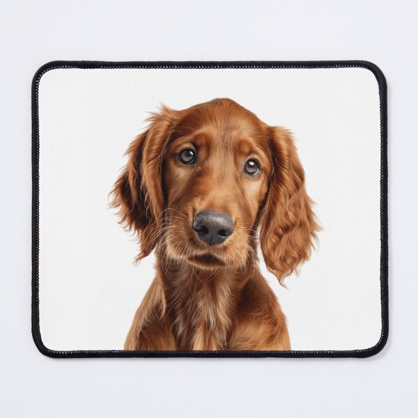 Item preview, Adorable Irish Setter Pup for Cute Red Setter puppy lovers designed and sold by LazyOwlStore.
