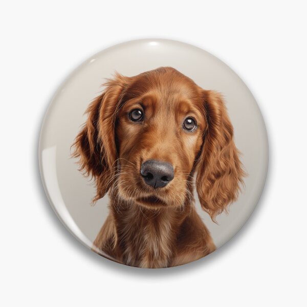 Item preview, Adorable Irish Setter Pup for Cute Red Setter puppy lovers designed and sold by LazyOwlStore.