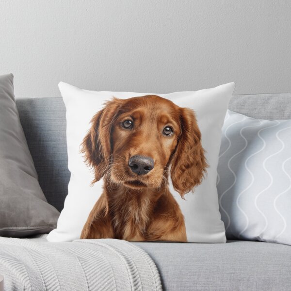 Item preview, Adorable Irish Setter Pup for Cute Red Setter puppy lovers designed and sold by LazyOwlStore.