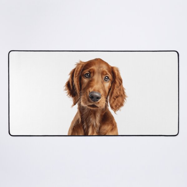 Item preview, Adorable Irish Setter Pup for Cute Red Setter puppy lovers designed and sold by LazyOwlStore.