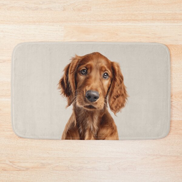 Item preview, Adorable Irish Setter Pup for Cute Red Setter puppy lovers designed and sold by LazyOwlStore.