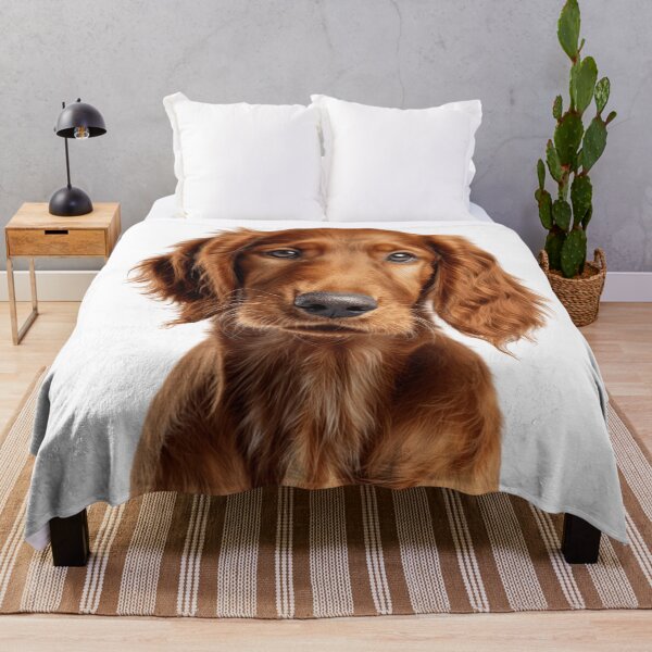 Item preview, Adorable Irish Setter Pup for Cute Red Setter puppy lovers designed and sold by LazyOwlStore.