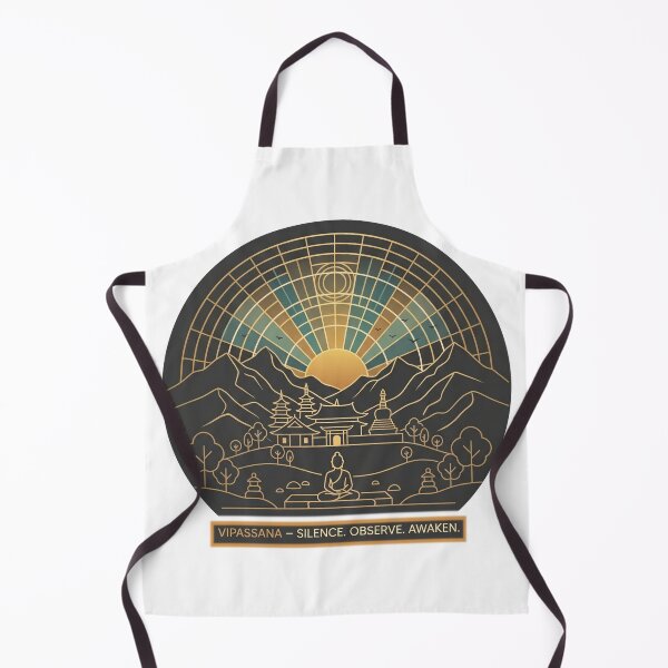 Item preview,  Vipassana – Silence Observe Awaken | Mindfulness Meditation Design designed and sold by ArtsyExplorer.
