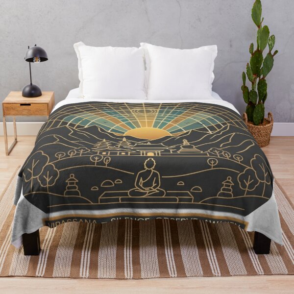 Item preview,  Vipassana – Silence Observe Awaken | Mindfulness Meditation Design designed and sold by ArtsyExplorer.