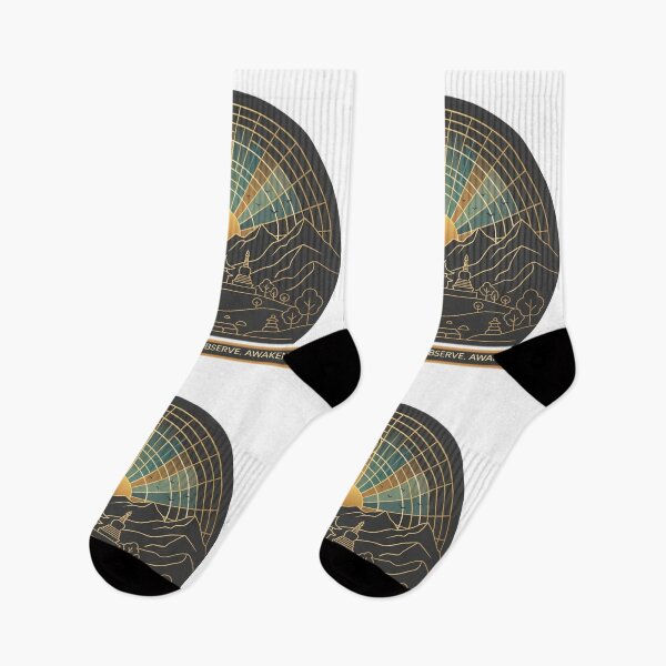 Item preview,  Vipassana – Silence Observe Awaken | Mindfulness Meditation Design designed and sold by ArtsyExplorer.