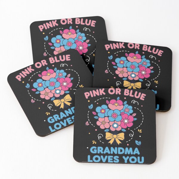 Item preview, Gender Reveal Pink Or Blue Grandma Loves You Baby designed and sold by LuminOrb.