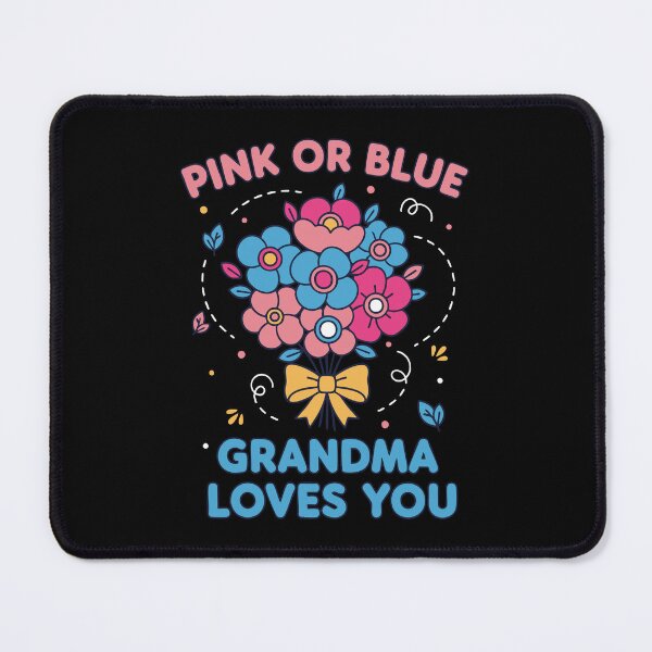 Artikelvorschau, Gender Reveal: Rosa oder Blau? Oma liebt dich, Baby! entworfen und verkauft von LuminOrb.