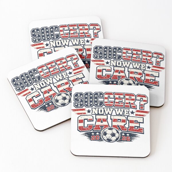 Item preview, Soccer Now We Care 2026 USA Shirt Funny American Soccer Fan Patriotic World Football Design designed and sold by Martin's_Design.