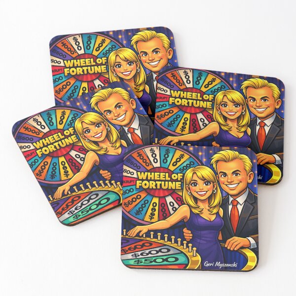 Item preview, Wheel of Fortune Pat and Vanna  designed and sold by The Art Queen Of Michigan .
