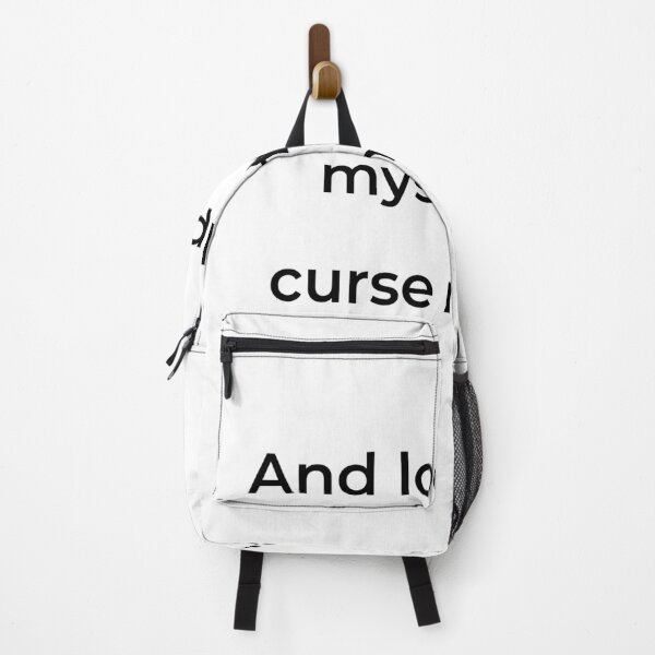 Item preview, "And look upon myself and curse my fate," - print black designed and sold by ariksworld.