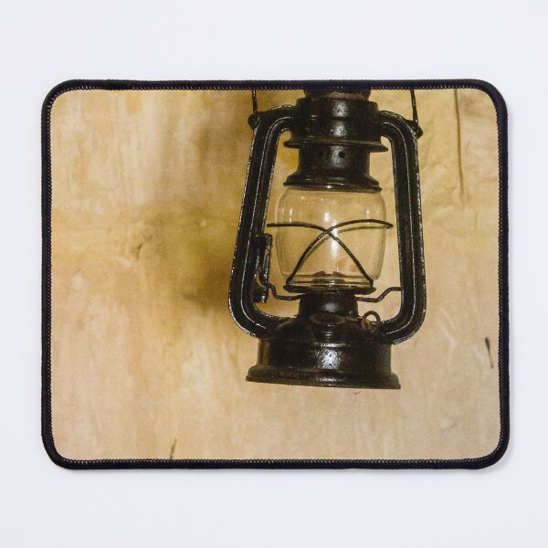 Item preview, Vintage Hanging Lantern On Rustic Wall, Antique Oil Lamp, Old Fashioned Home Lighting Decor designed and sold by Nmallia.