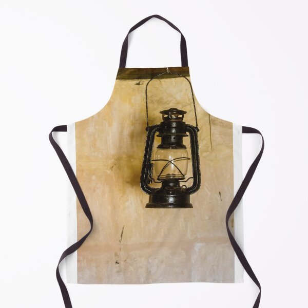Item preview, Vintage Hanging Lantern On Rustic Wall, Antique Oil Lamp, Old Fashioned Home Lighting Decor designed and sold by Nmallia.