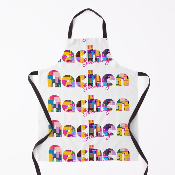 Item preview, Aachen, Germany, Vibrant Abstract City Typography Art designed and sold by Wanderful-roads.