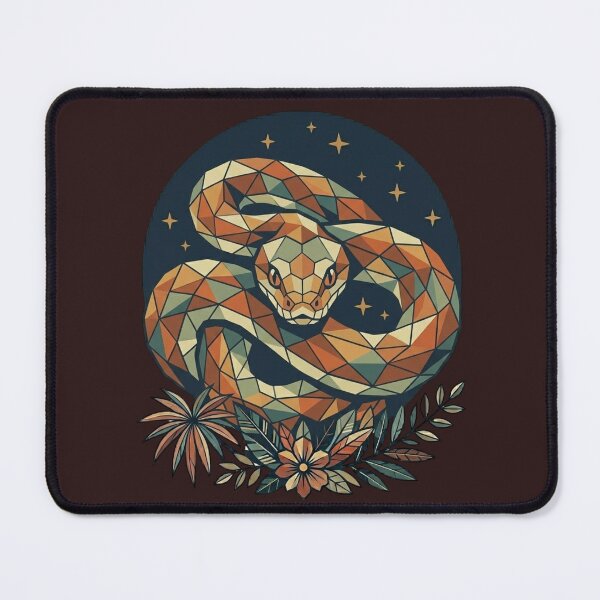 Item preview, Celestial Viper Modern Geometric Serpent designed and sold by unboxedbyJuls.