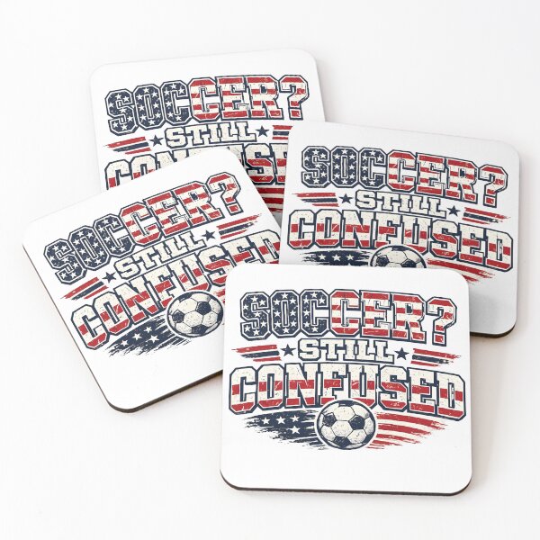 Item preview, Soccer Still Confused USA Shirt Funny American Soccer Fan Patriotic Humor Football Design designed and sold by Martin's_Design.