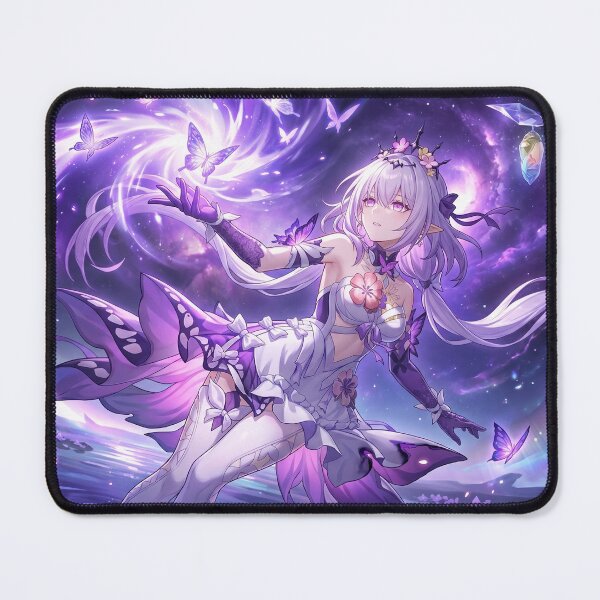 Item preview, Castorice // Honkai: Star Rail - Purple Butterfly Dreamy Anime Aesthetic Art designed and sold by Astraphyllia.