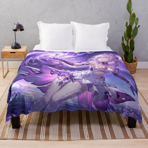 Item preview, Castorice // Honkai: Star Rail - Purple Butterfly Dreamy Anime Aesthetic Art designed and sold by Astraphyllia.