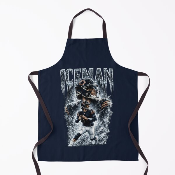 Item preview, Iceman Football Graphic Tee | Cold QB Ice Effect Design | Chicago-Inspired Navy Sports Shirt designed and sold by ThreadTheory976.