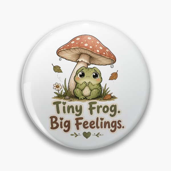 Item preview, Tiny Frog. Big Feelings. designed and sold by Sventek.