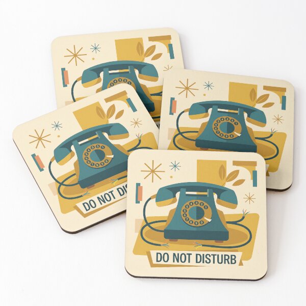 Item preview, Disconnected Rotary Phone Do Not Disturb Retro designed and sold by ryanguas.