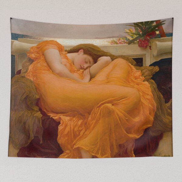 Item preview, Flaming June Women Portrait Frederic Lord Leighton Art  designed and sold by ArtUnova.