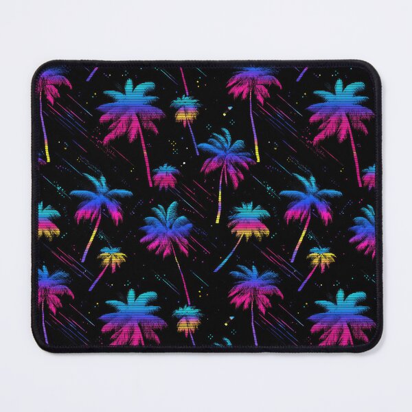 Item preview, 80s and 90s Retro Pixel Palm Tree Pattern designed and sold by AeonAcademy.