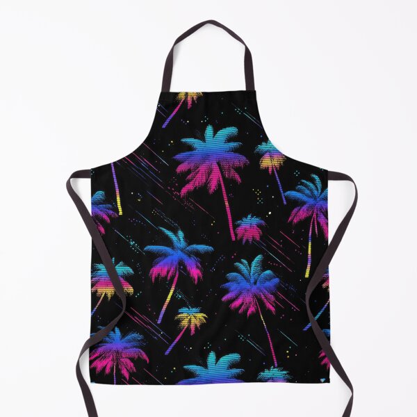 Item preview, 80s and 90s Retro Pixel Palm Tree Pattern designed and sold by AeonAcademy.