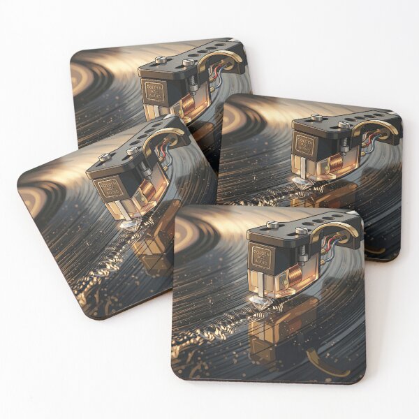 Item preview, Cinematic Macro Vinyl Record Needle Analog Music designed and sold by ryanguas.