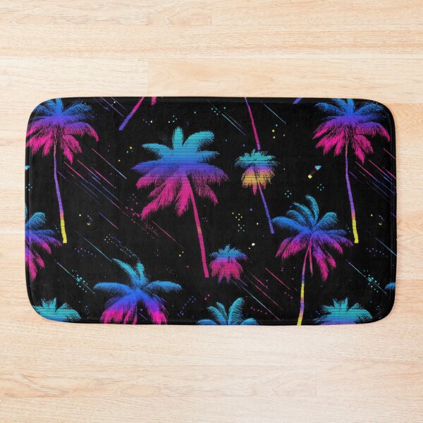 Item preview, 80s and 90s Retro Pixel Palm Tree Pattern designed and sold by AeonAcademy.