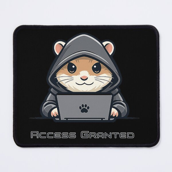 Item preview, Hacker Hamster – Access Granted Design designed and sold by Dogandesighn.