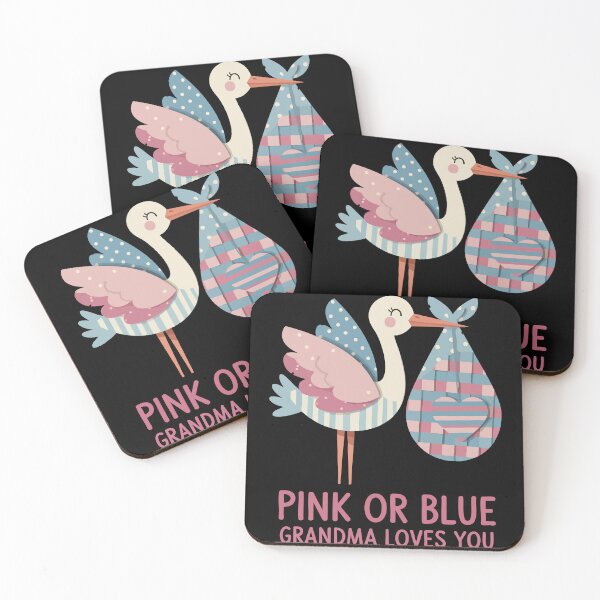 Artikelvorschau, Gender Reveal: Rosa oder Blau? Oma liebt dich, Baby! entworfen und verkauft von LuminOrb.