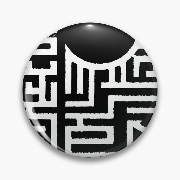 Item preview, Japanese hieroglyph maze lettering ornament pattern 127sm designed and sold by 127sm.