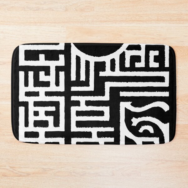 Item preview, Japanese hieroglyph maze lettering ornament pattern 127sm designed and sold by 127sm.